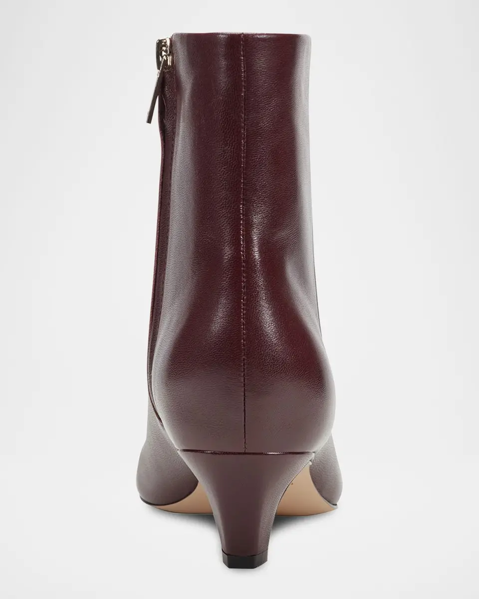 Marc Fisher LTD Danai Leather Zip Ankle Booties | Thumbnail 3 Marc Fisher LTD Danai Leather Zip Ankle Booties | Thumbnail 3
