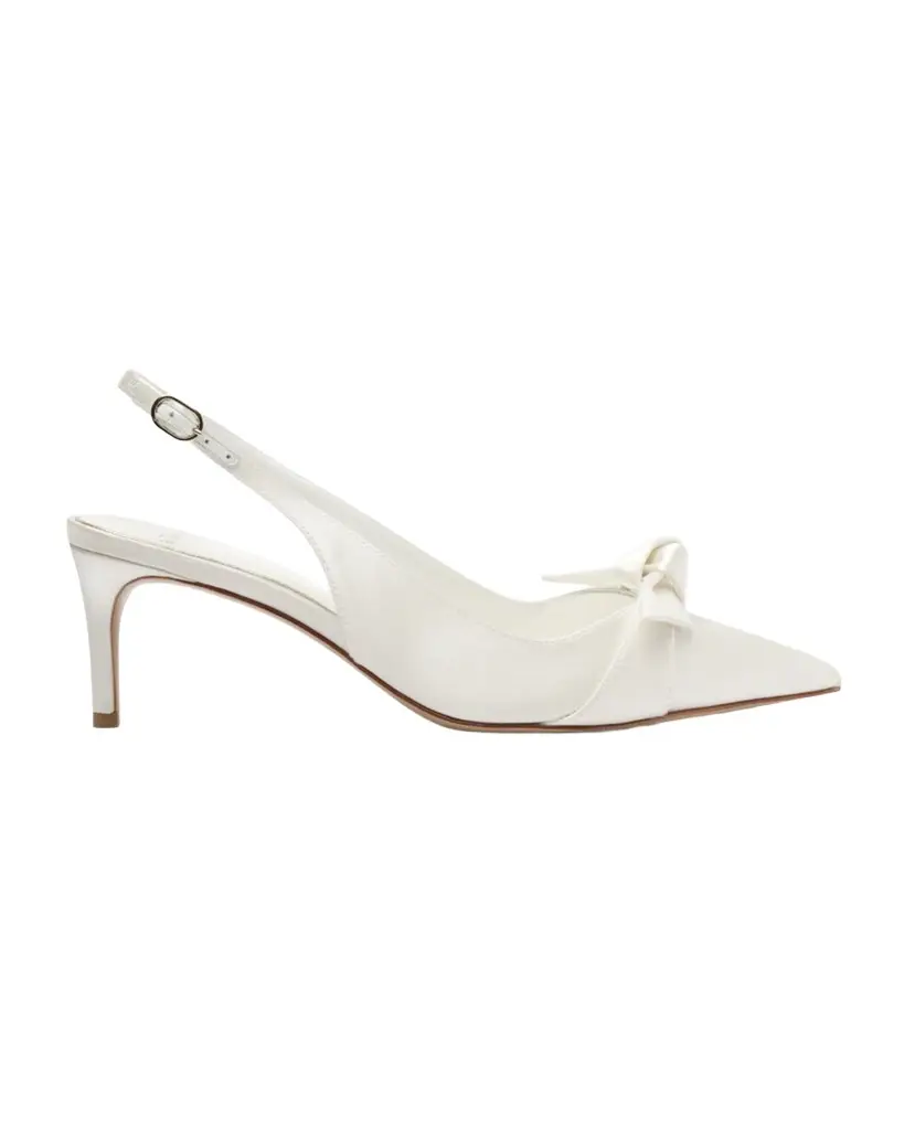 Alexandre Birman Classic Clarita Satin Slingback Pumps | Image 1 Alexandre Birman Classic Clarita Satin Slingback Pumps | Image 1
