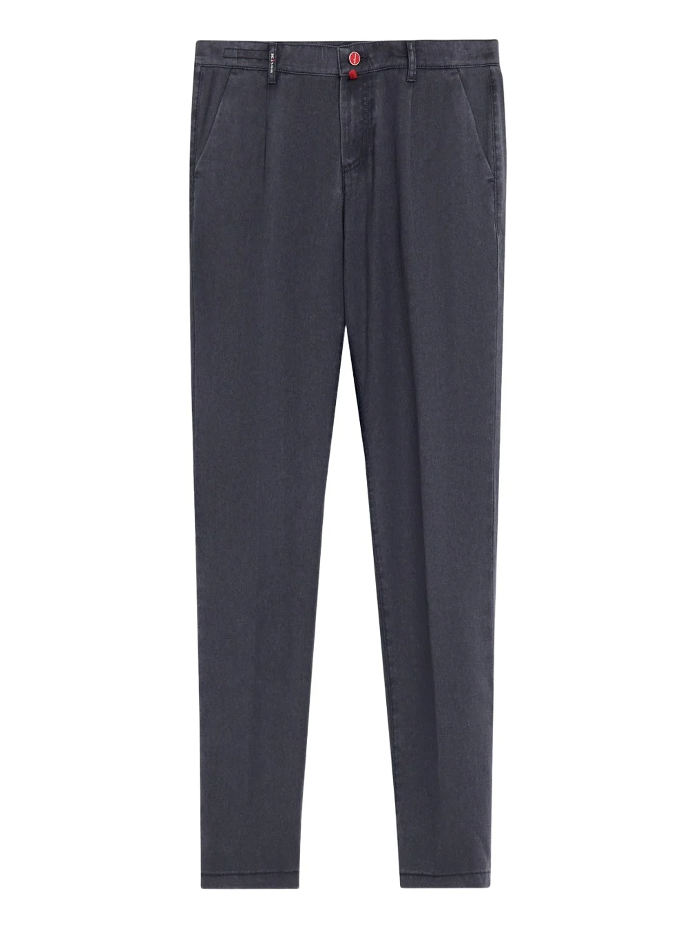 Kiton Men's Washed-Effect Wool Four-Pocket Pants