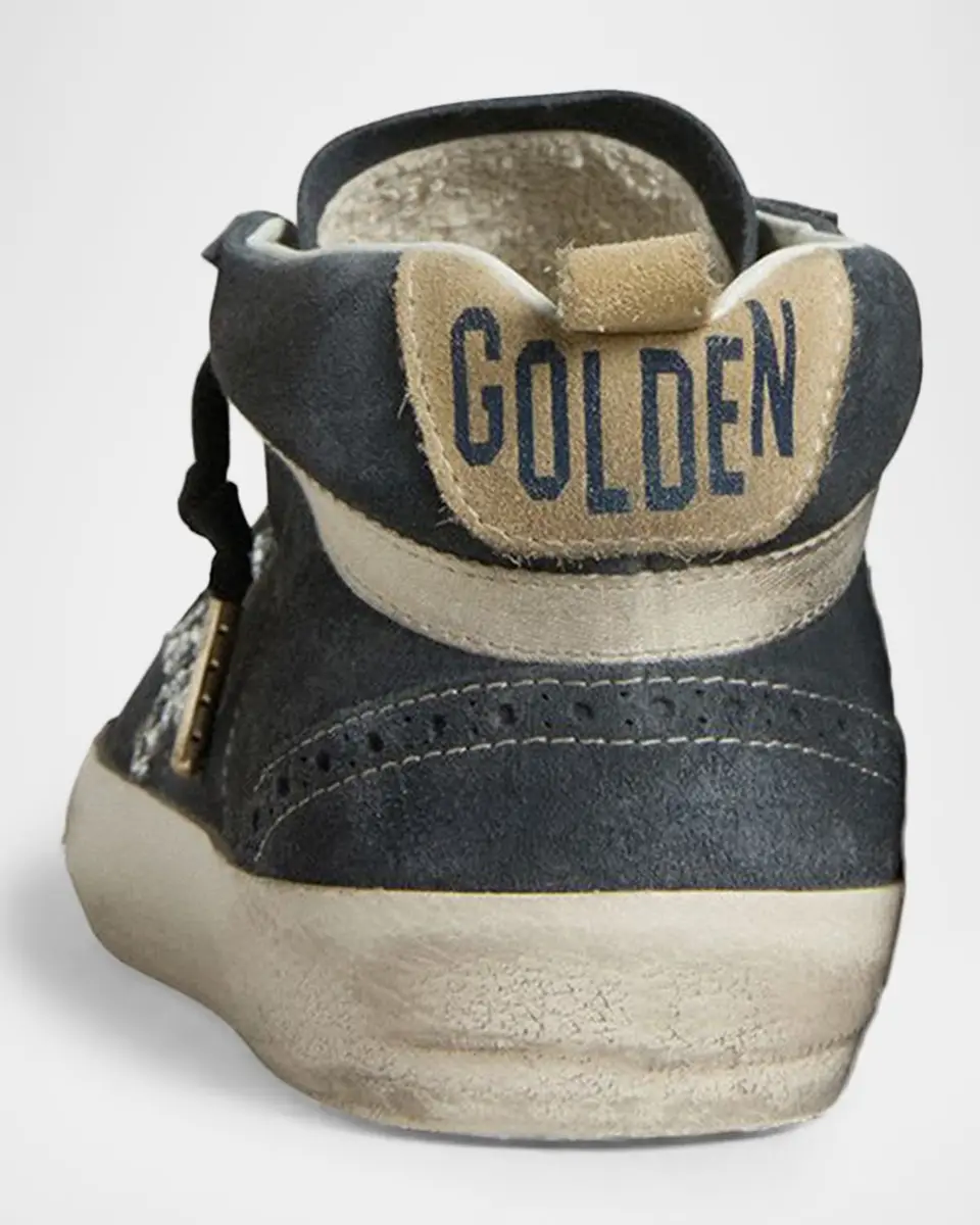 Golden Goose Mid Star Suede Wing-Tip Sneakers | Thumbnail 2