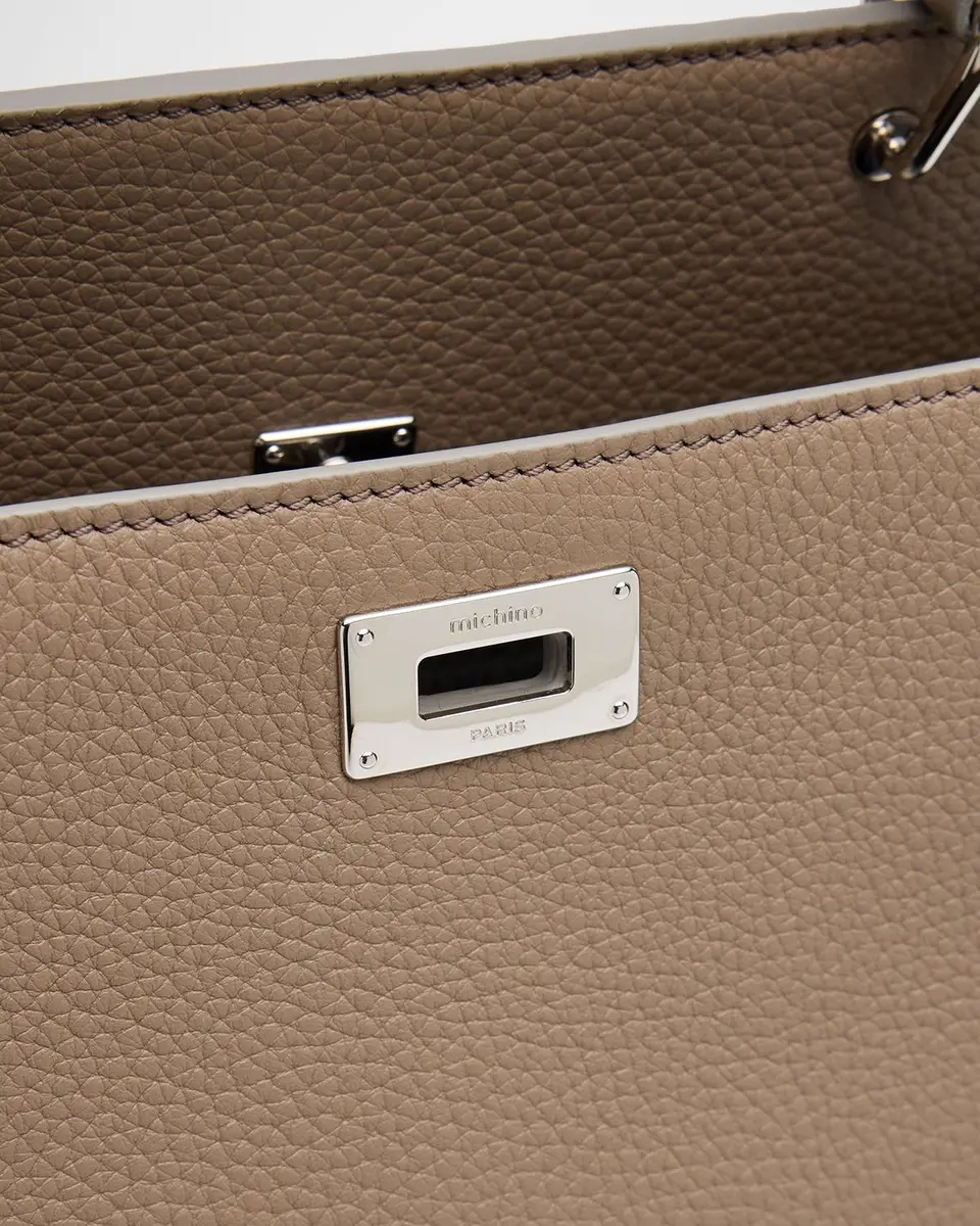 Michino Paris Lutece PM Grained Leather Top-Handle Bag | Thumbnail 6