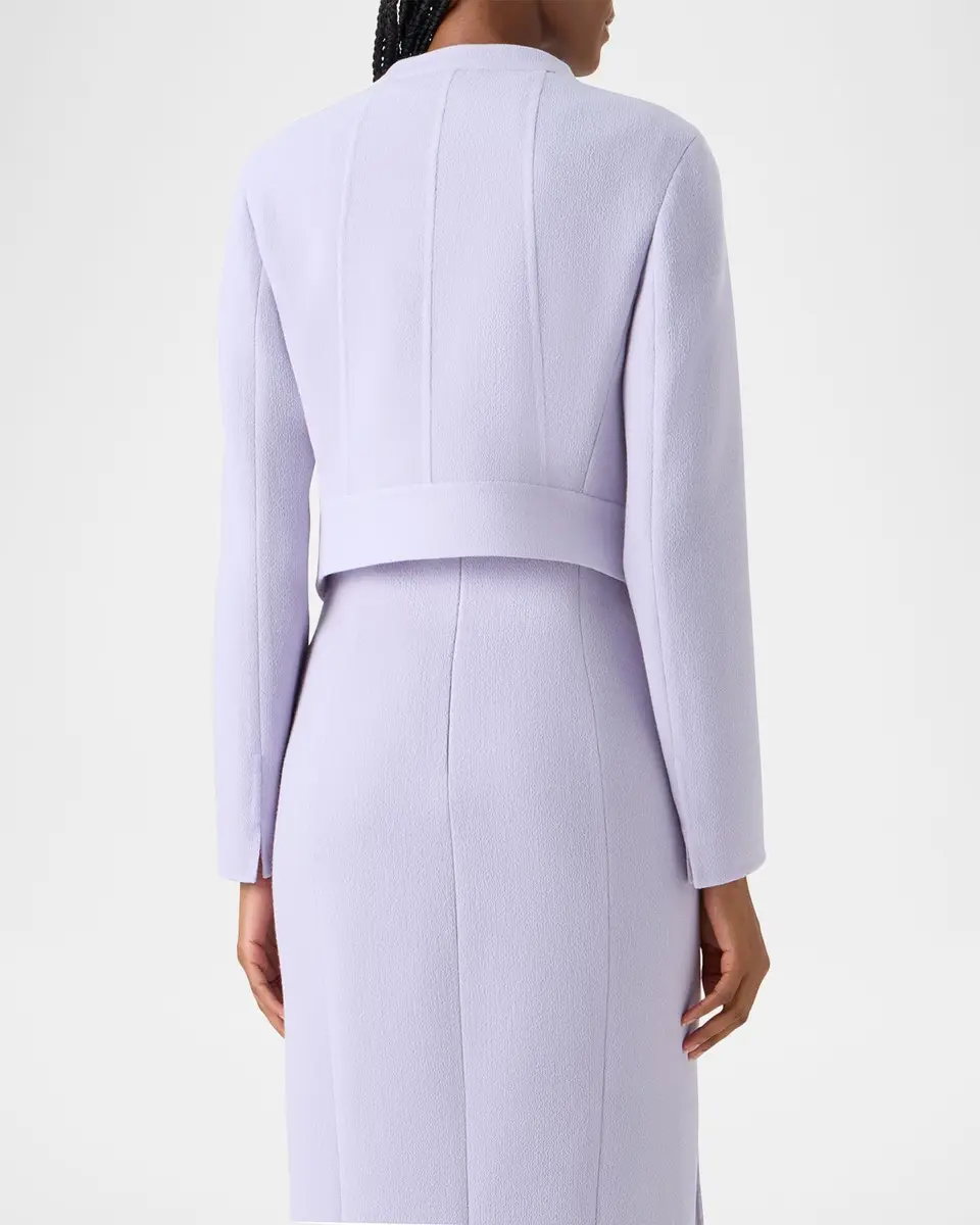Akris Hynora Wool Crepe Asymmetric Jacket | Thumbnail 3 Akris Hynora Wool Crepe Asymmetric Jacket | Thumbnail 3