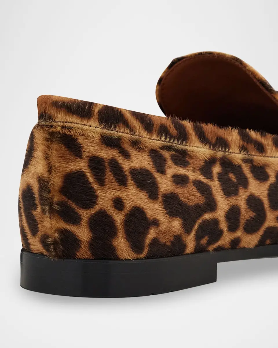 Ferragamo Soldy Leopard Calf Hair Loafers | Thumbnail 5 Ferragamo Soldy Leopard Calf Hair Loafers | Thumbnail 5