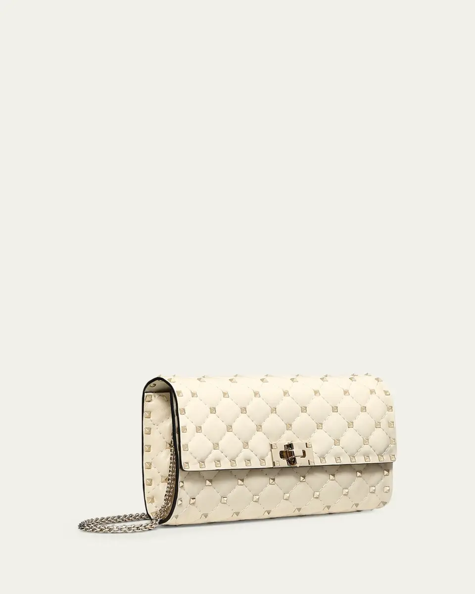 Valentino Garavani Quilted Rockstud Leather Shoulder Bag | Thumbnail 2
