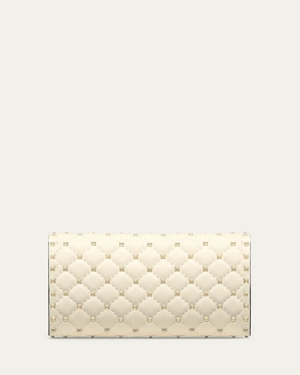 Valentino Garavani Quilted Rockstud Leather Shoulder Bag | Thumbnail 3