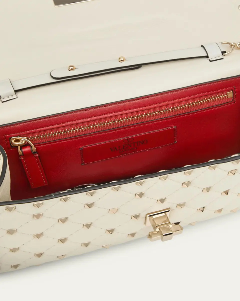 Valentino Garavani Quilted Rockstud Leather Shoulder Bag | Thumbnail 4