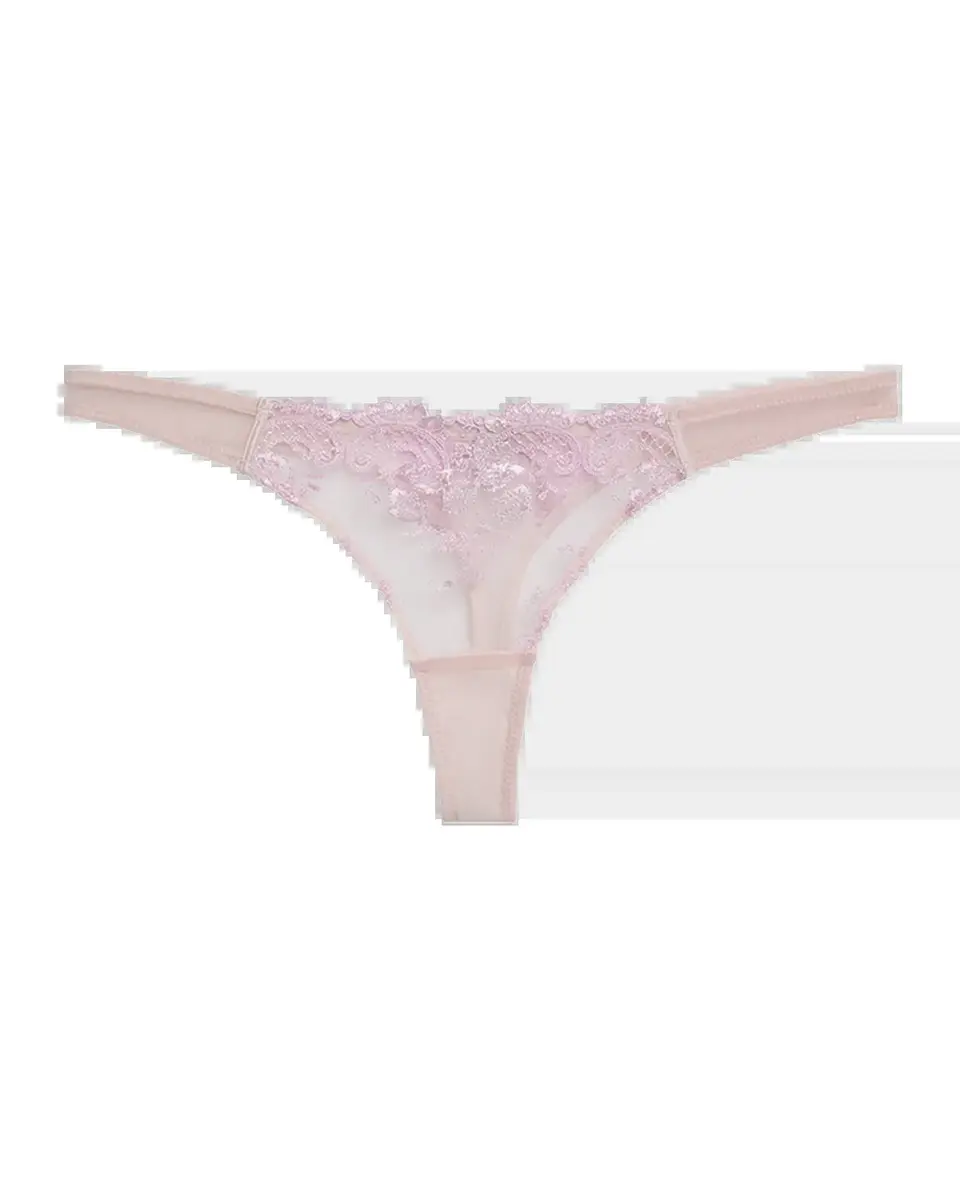 Kiki de Montparnasse Juliette Embroidered Low-Rise Lace Thong | Thumbnail 4 Kiki de Montparnasse Juliette Embroidered Low-Rise Lace Thong | Thumbnail 4