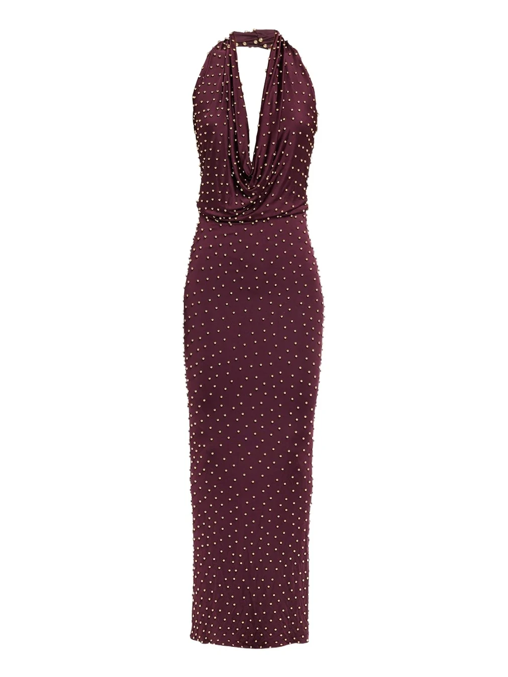 Agel Embellished Jersey Maxi Dress