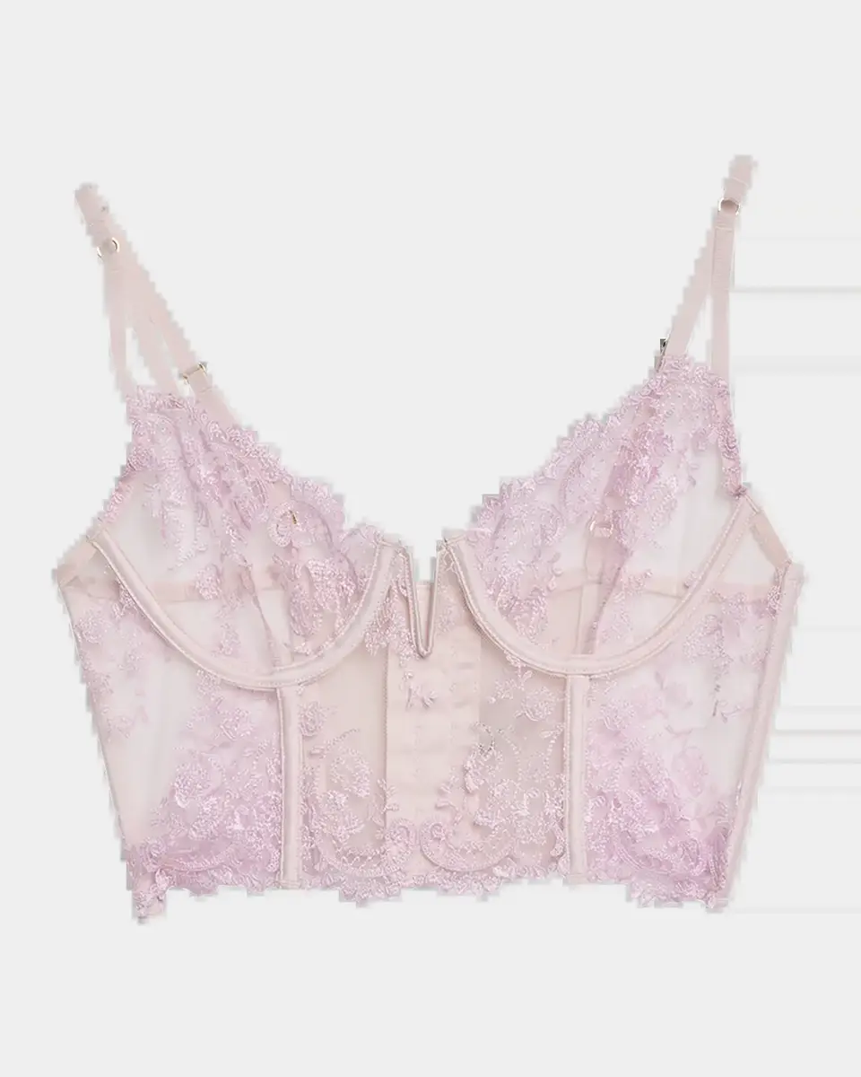 Kiki de Montparnasse Juliette Longline Floral Lace Bra | Thumbnail 4 Kiki de Montparnasse Juliette Longline Floral Lace Bra | Thumbnail 4