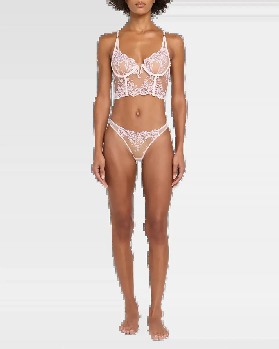 Kiki de Montparnasse Juliette Longline Floral Lace Bra | Thumbnail 5 Kiki de Montparnasse Juliette Longline Floral Lace Bra | Thumbnail 5