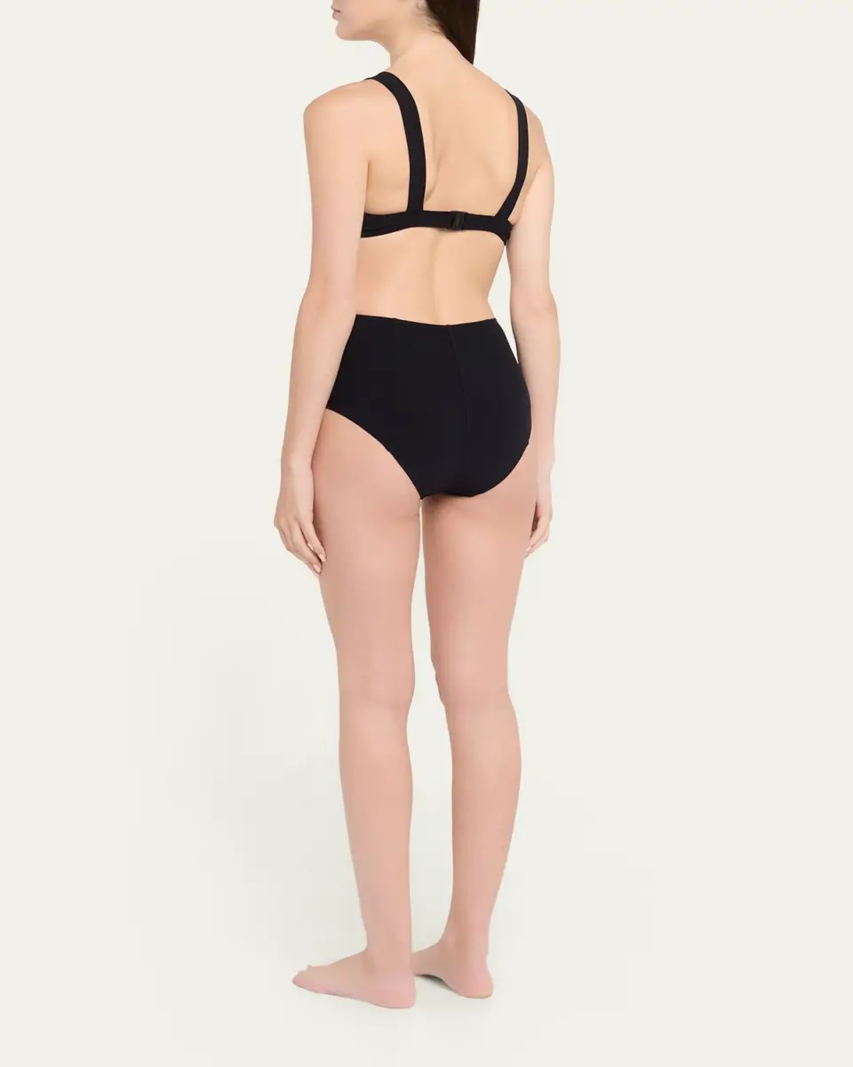 Lisa Marie Fernandez Magdalena High-Waist Two-Piece Swimsuit | Thumbnail 3