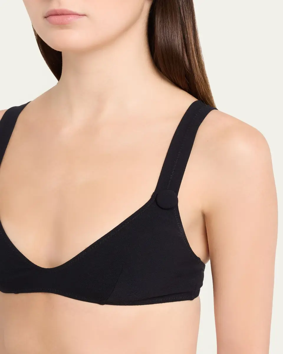 Lisa Marie Fernandez Magdalena High-Waist Two-Piece Swimsuit | Thumbnail 4
