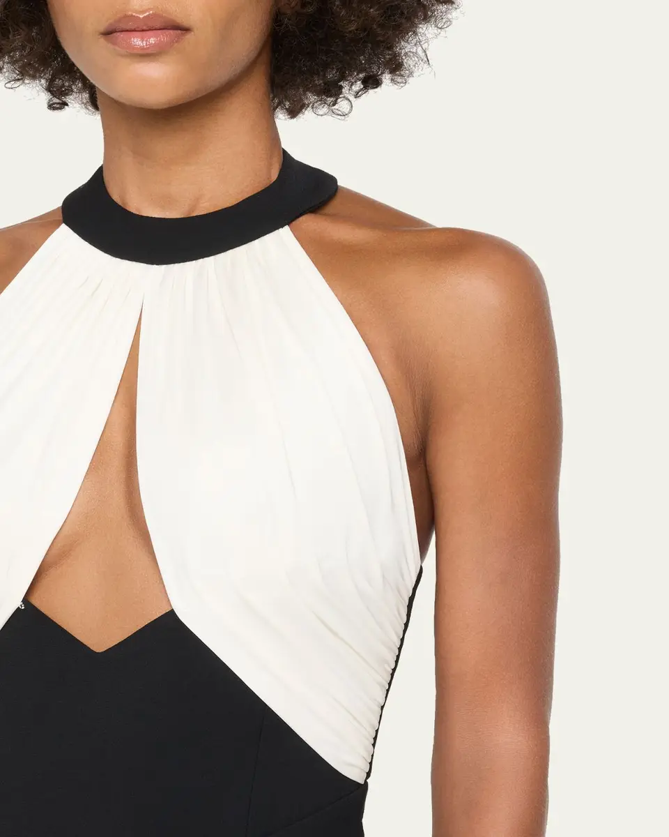 The New Arrivals by Ilkyaz Ozel Asena Cutout Halter Gown | Thumbnail 5 The New Arrivals by Ilkyaz Ozel Asena Cutout Halter Gown | Thumbnail 5