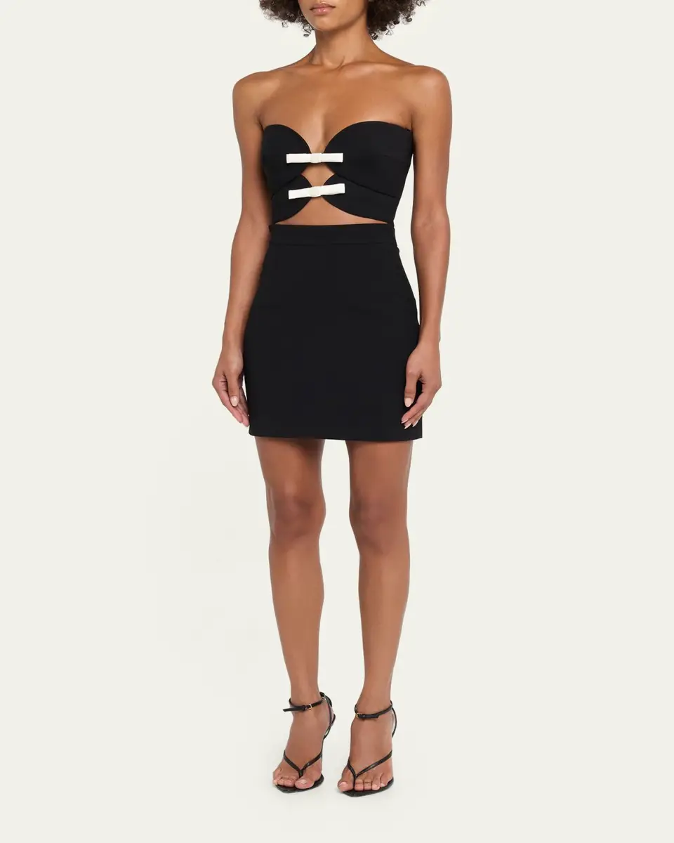 The New Arrivals by Ilkyaz Ozel Ambrosia Cutout Strapless Mini Dress | Thumbnail 4 The New Arrivals by Ilkyaz Ozel Ambrosia Cutout Strapless Mini Dress | Thumbnail 4