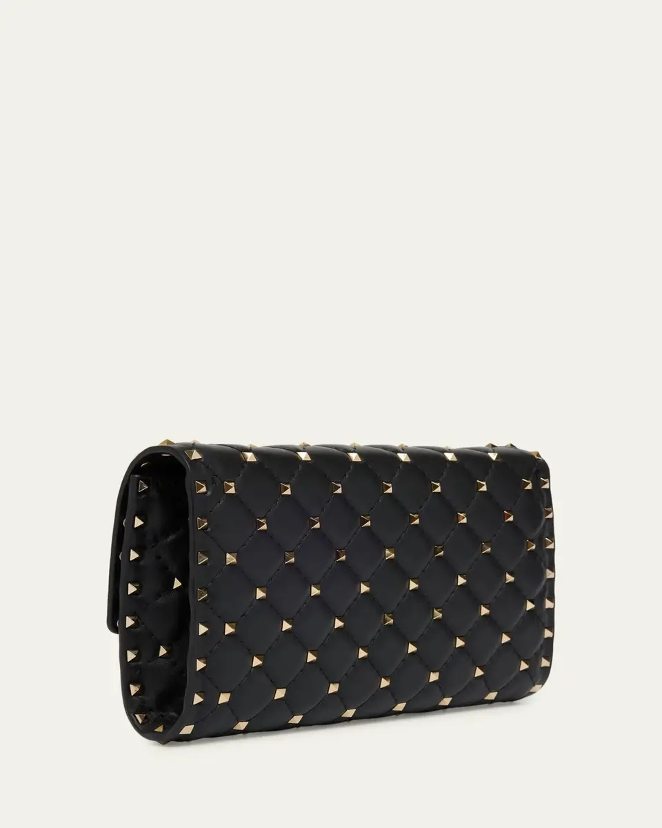 Valentino Garavani Quilted Rockstud Leather Shoulder Bag | Thumbnail 3 Valentino Garavani Quilted Rockstud Leather Shoulder Bag | Thumbnail 3