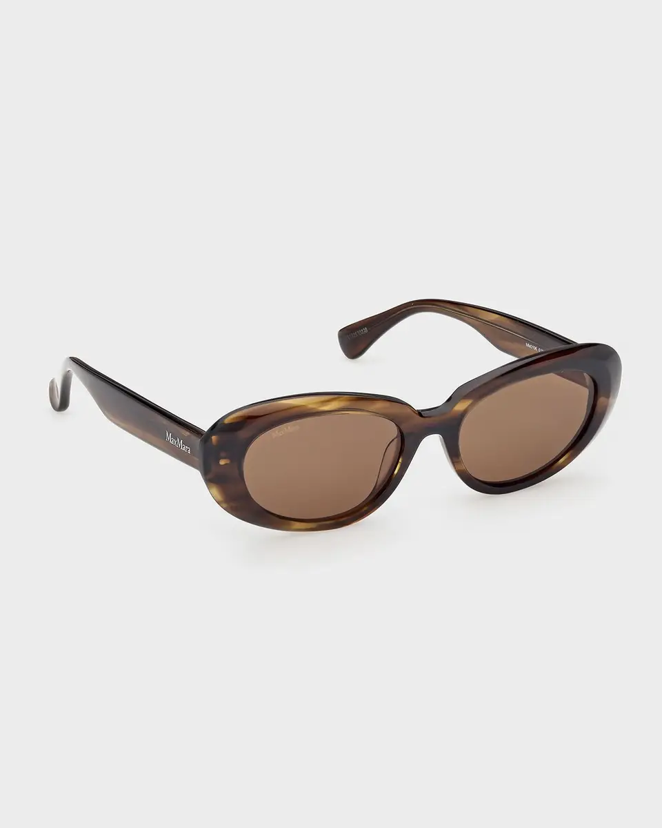 Max Mara 53MM Oval Sunglasses | Thumbnail 3