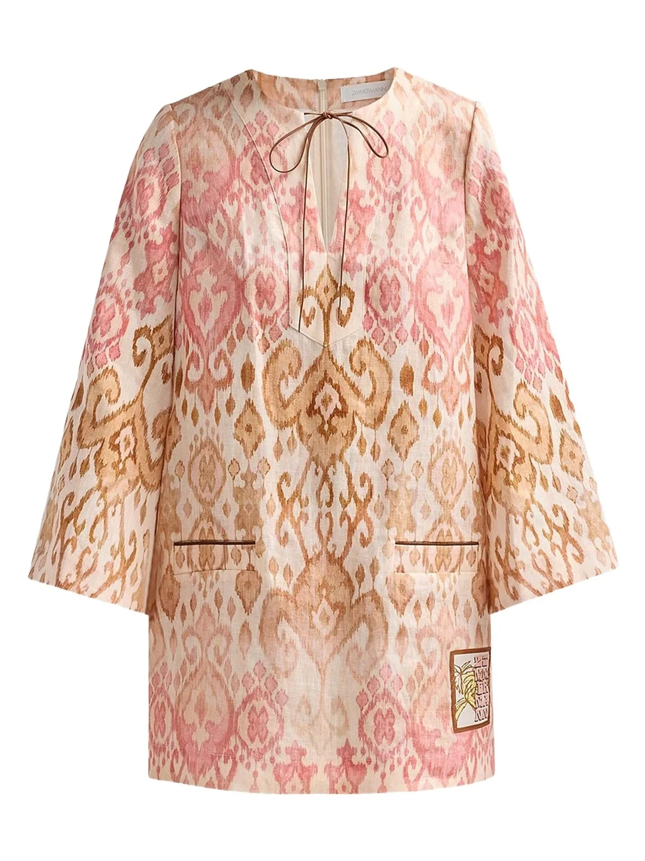 Zimmermann Aster Shift Mini Dress