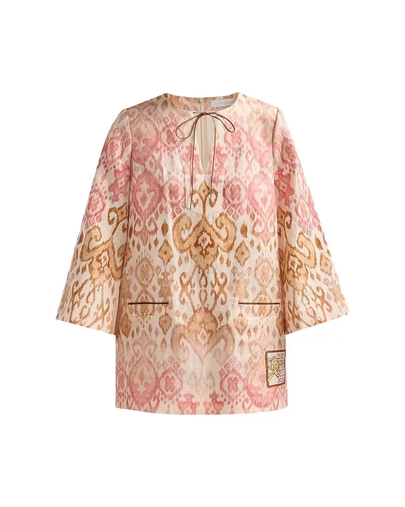 Zimmermann Aster Shift Mini Dress | Image 1 Zimmermann Aster Shift Mini Dress | Image 1