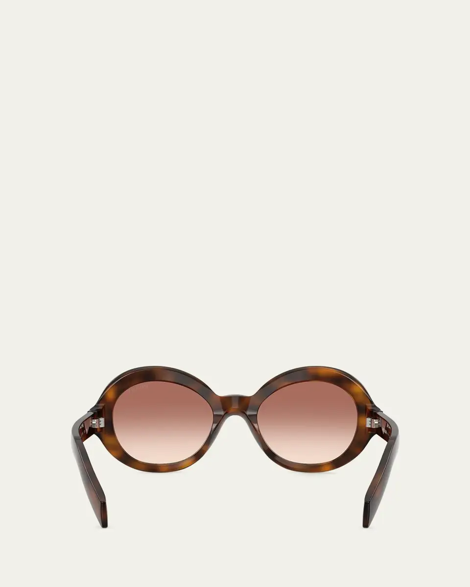 Prada PR D08SU 53MM Round Sunglasses | Thumbnail 3 Prada PR D08SU 53MM Round Sunglasses | Thumbnail 3