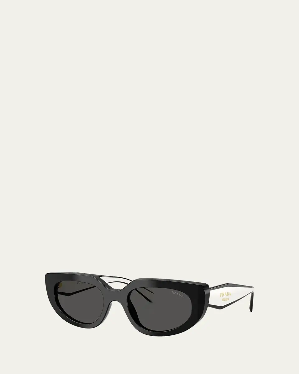 Prada PR D02SF 54MM Oval Sunglasses | Thumbnail 2 Prada PR D02SF 54MM Oval Sunglasses | Thumbnail 2