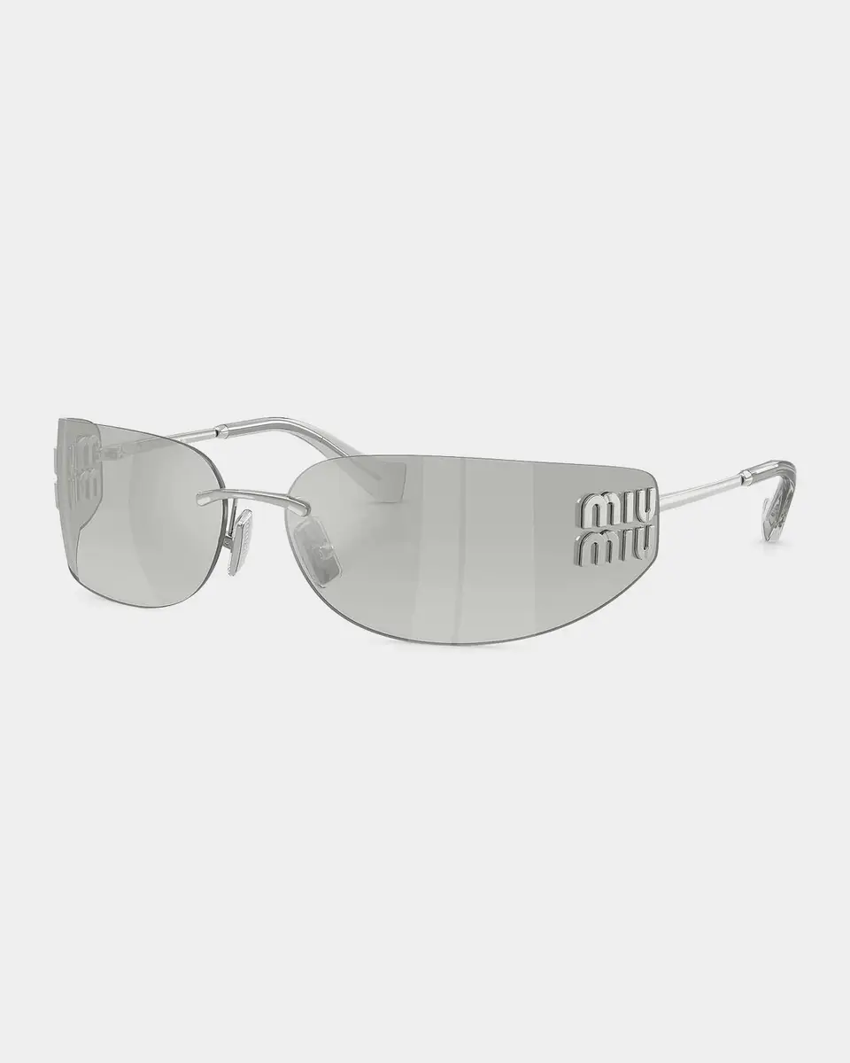 Miu Miu Aube 75MM Rectangular Sunglasses | Thumbnail 2 Miu Miu Aube 75MM Rectangular Sunglasses | Thumbnail 2