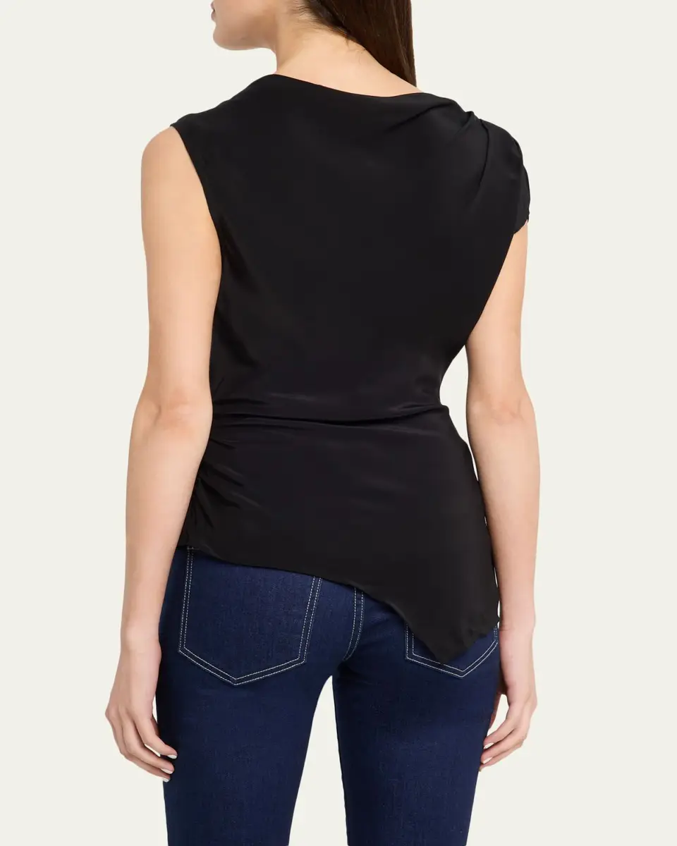 Veronica Beard Yvonne Asymmetric Top | Thumbnail 3 Veronica Beard Yvonne Asymmetric Top | Thumbnail 3