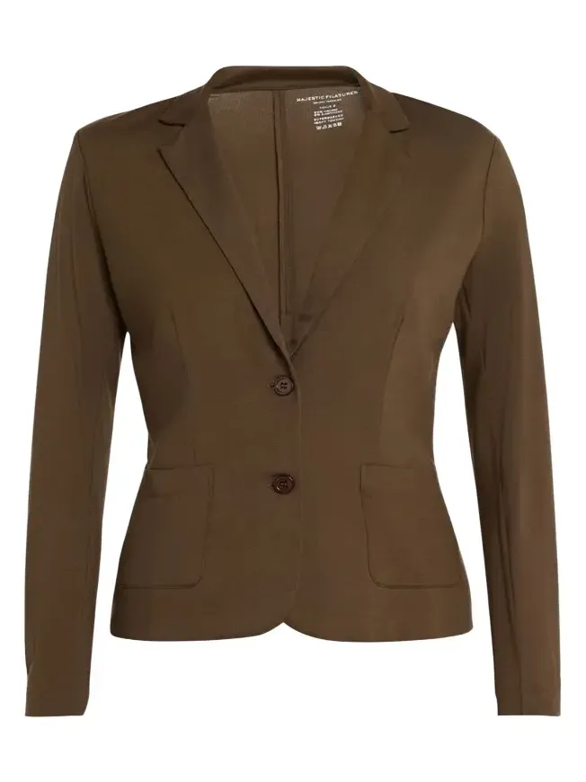 Soft Touch Two-Button Blazer