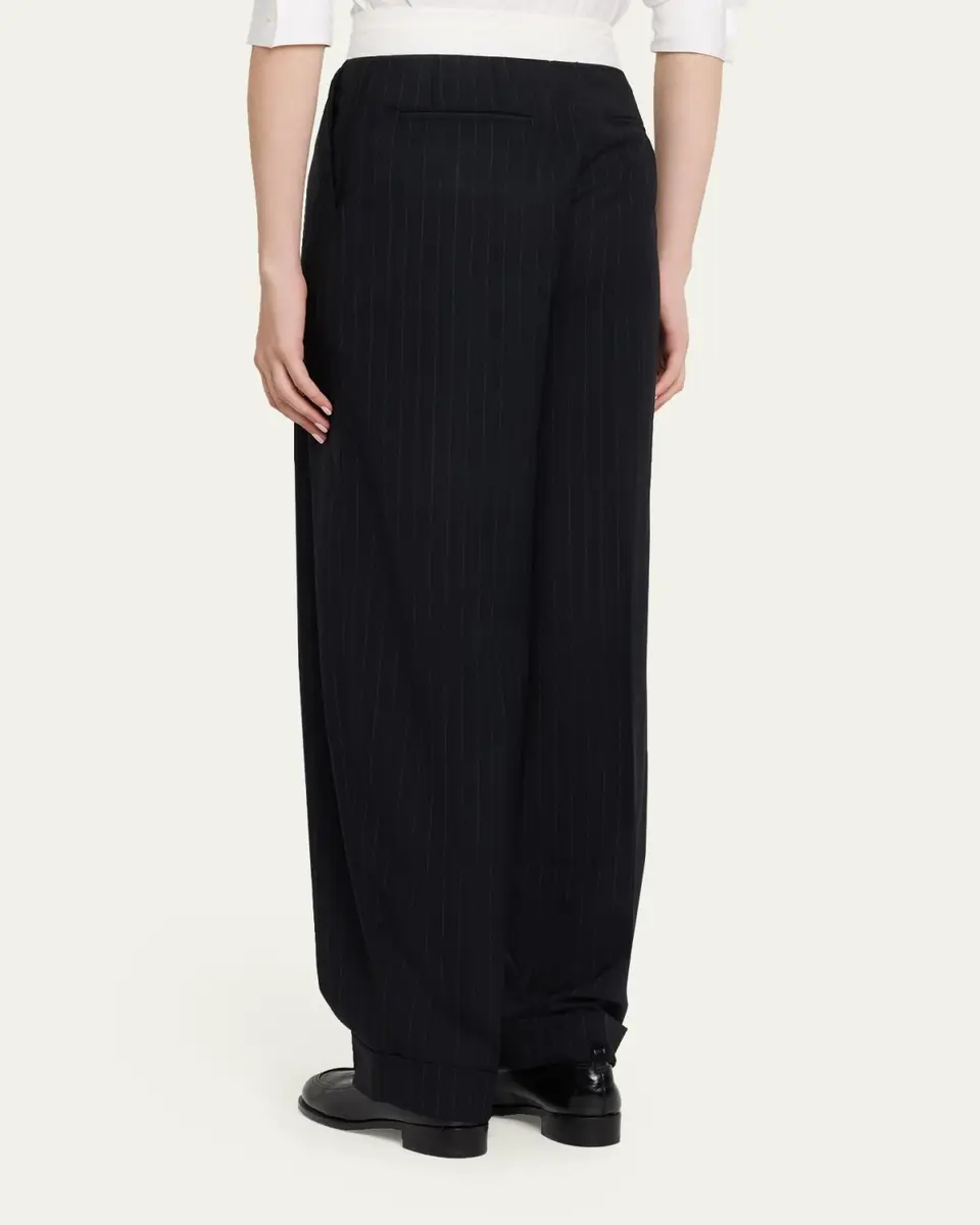 OFFICINE GÉNÉRALE Elma Italian Pinstripe Wool Pants | Thumbnail 3 OFFICINE GÉNÉRALE Elma Italian Pinstripe Wool Pants | Thumbnail 3