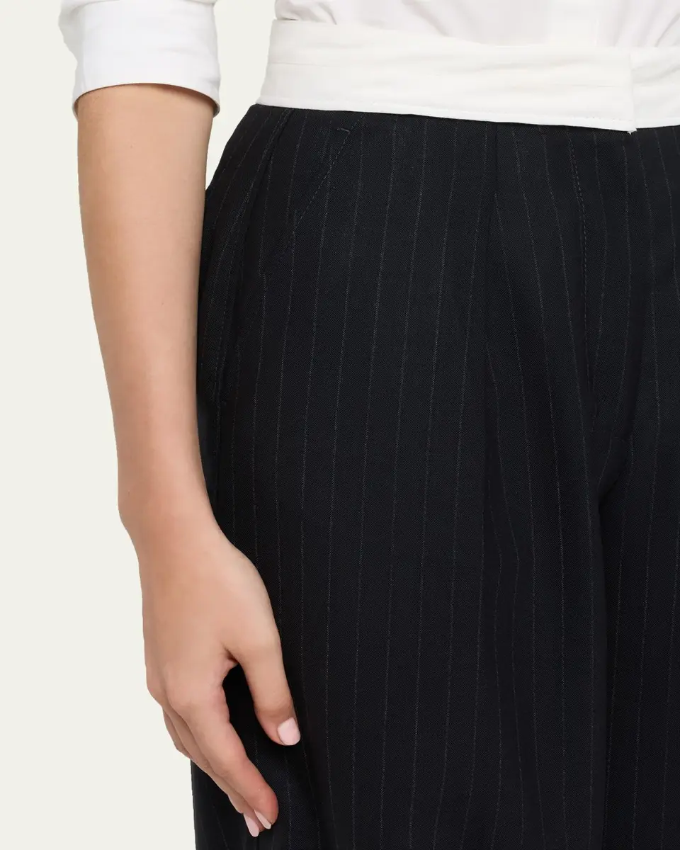 OFFICINE GÉNÉRALE Elma Italian Pinstripe Wool Pants | Thumbnail 5 OFFICINE GÉNÉRALE Elma Italian Pinstripe Wool Pants | Thumbnail 5