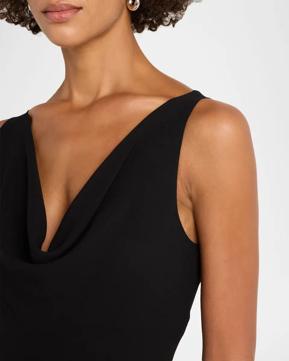 Jason Wu Collection Plunging Cowl-Neck Sleeveless Crepe Gown | Thumbnail 5 Jason Wu Collection Plunging Cowl-Neck Sleeveless Crepe Gown | Thumbnail 5