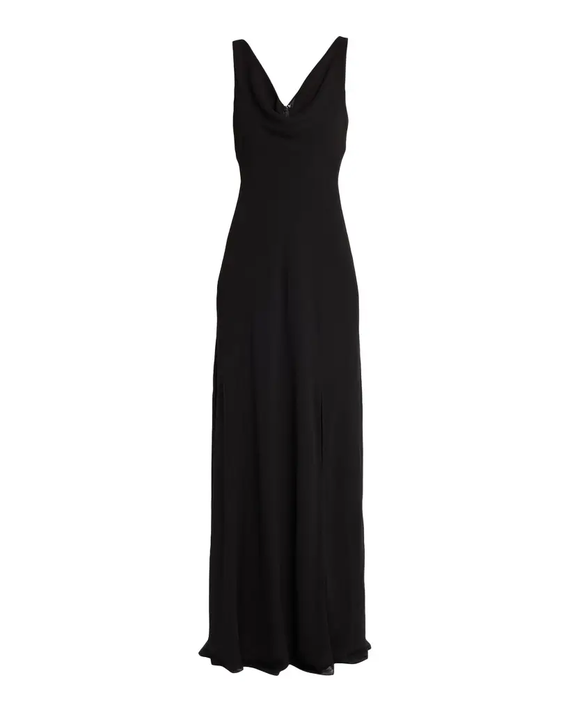 Jason Wu Collection Plunging Cowl-Neck Sleeveless Crepe Gown | Image 1 Jason Wu Collection Plunging Cowl-Neck Sleeveless Crepe Gown | Image 1