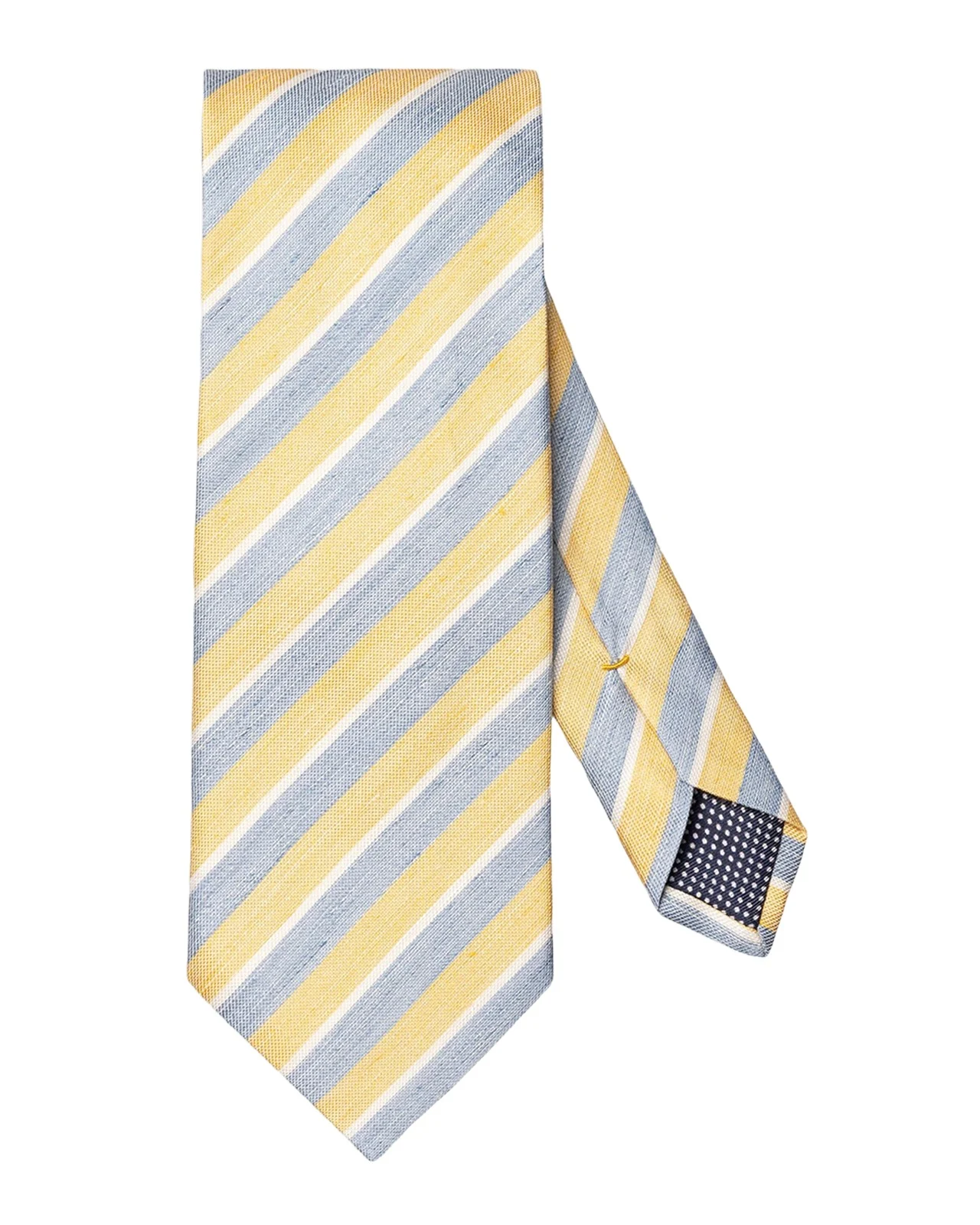Men's Linen and Silk Diagonal Stripe Tie Men's Linen and Silk Diagonal Stripe Tie