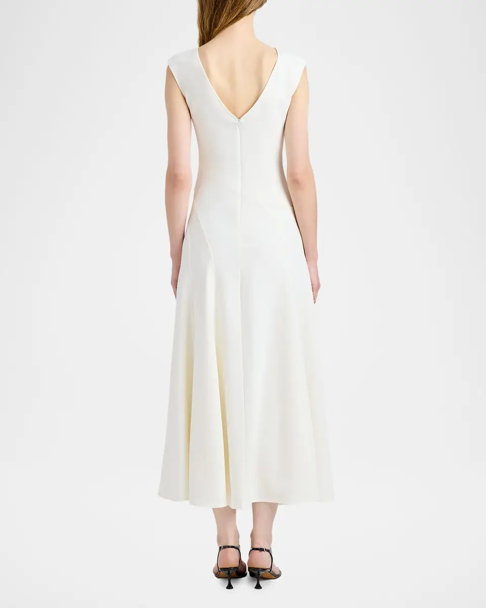 Proenza Schouler Romana Sleeveless Crepe Dress | Thumbnail 3 Proenza Schouler Romana Sleeveless Crepe Dress | Thumbnail 3