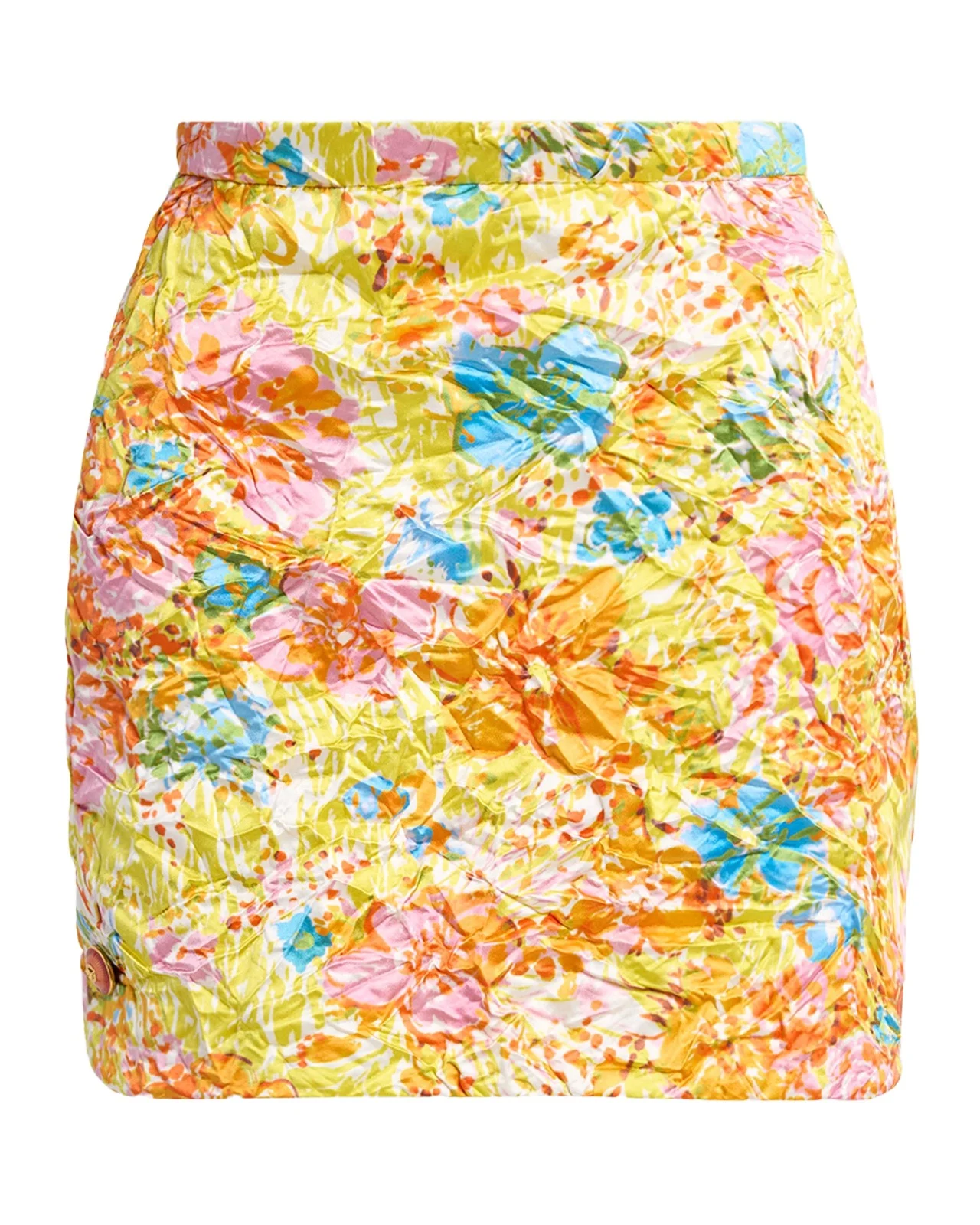 Printed Duchess Silk Mini Skirt Printed Duchess Silk Mini Skirt