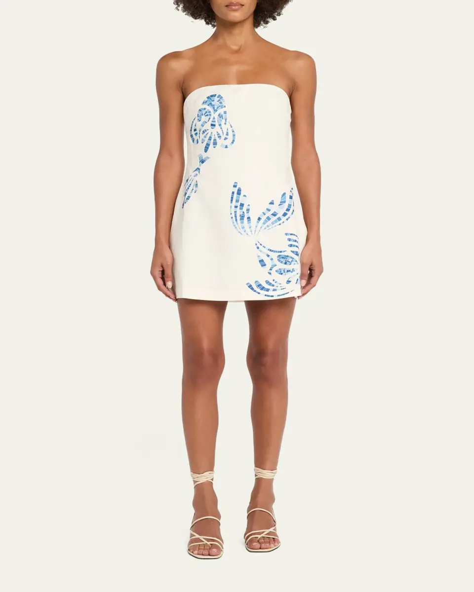 Shani Shemer Elowen Linen Mini Dress | Thumbnail 2 Shani Shemer Elowen Linen Mini Dress | Thumbnail 2