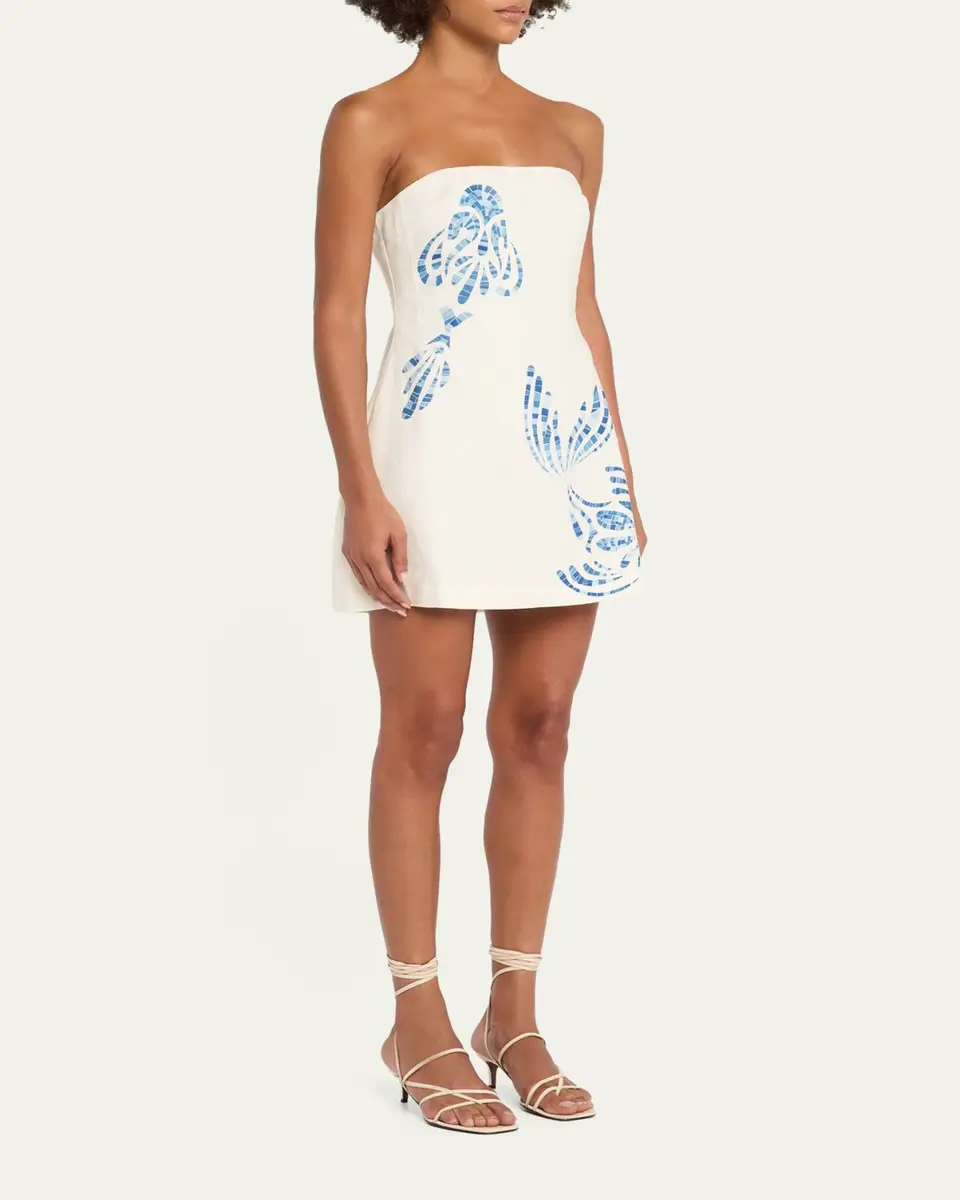 Shani Shemer Elowen Linen Mini Dress | Thumbnail 4 Shani Shemer Elowen Linen Mini Dress | Thumbnail 4