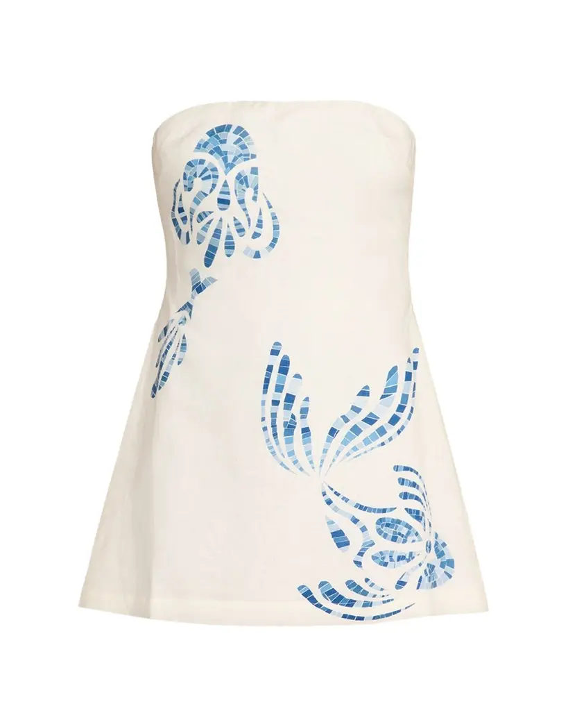 Shani Elowen Linen Mini Dress | Image 1 Shani Elowen Linen Mini Dress | Image 1