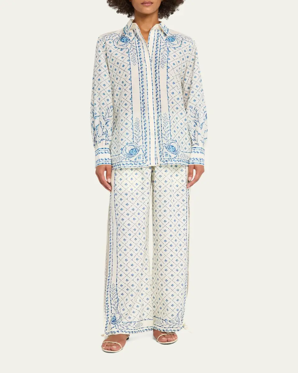 Shani Shemer Kimi Drawstring Linen Pants | Thumbnail 2 Shani Shemer Kimi Drawstring Linen Pants | Thumbnail 2