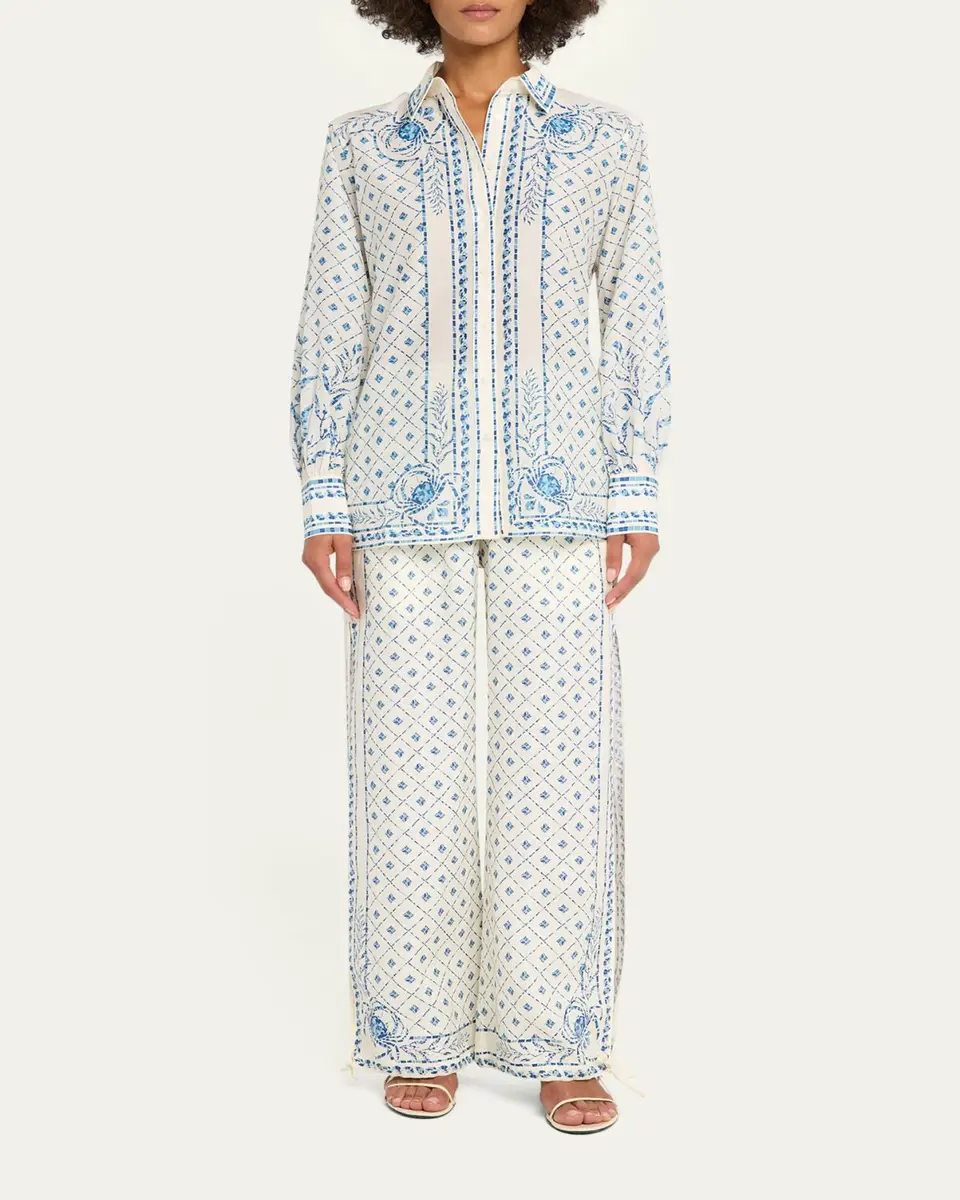 Shani Shemer Esther Button-Front Shirt | Thumbnail 2 Shani Shemer Esther Button-Front Shirt | Thumbnail 2