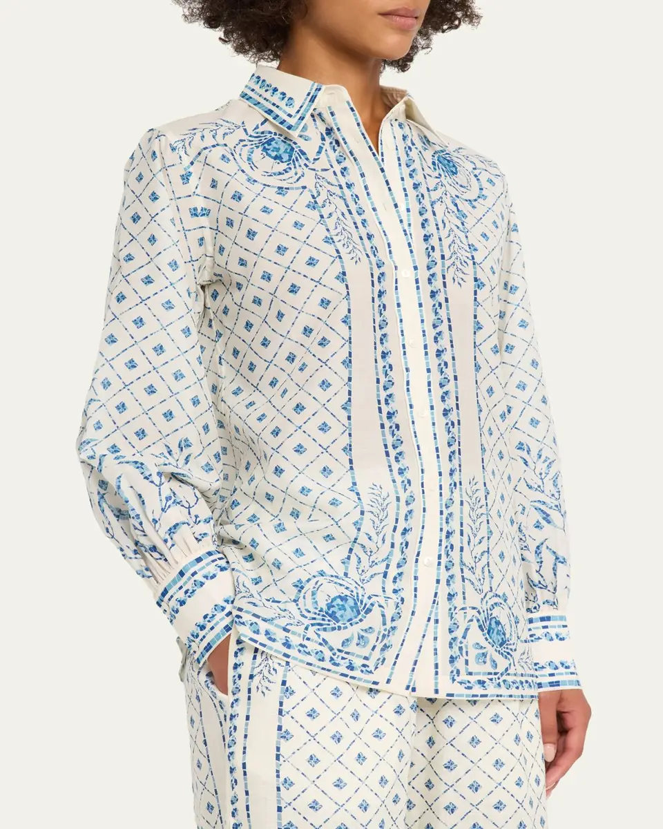 Shani Shemer Esther Button-Front Shirt | Thumbnail 4 Shani Shemer Esther Button-Front Shirt | Thumbnail 4