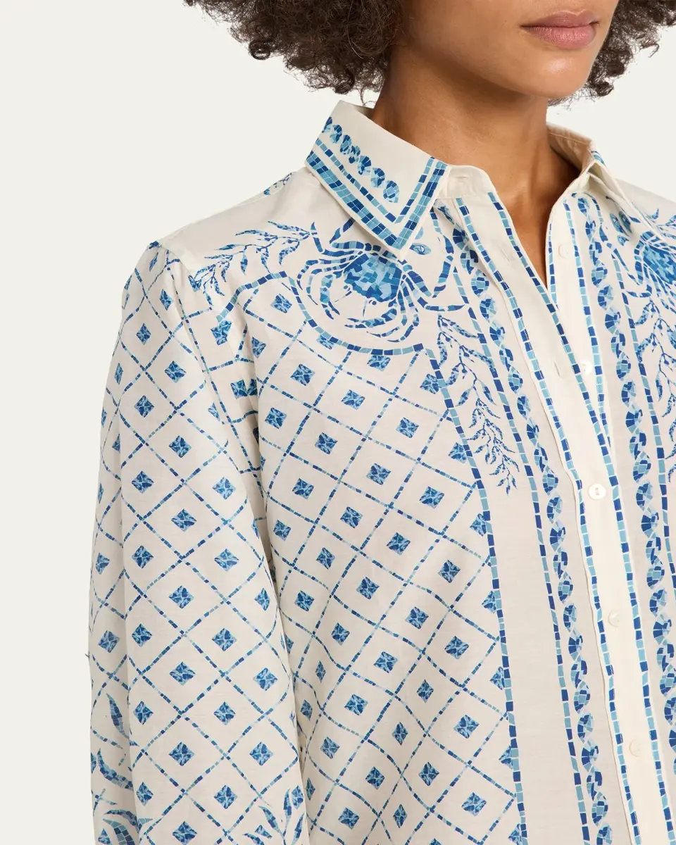 Shani Shemer Esther Button-Front Shirt | Thumbnail 5 Shani Shemer Esther Button-Front Shirt | Thumbnail 5