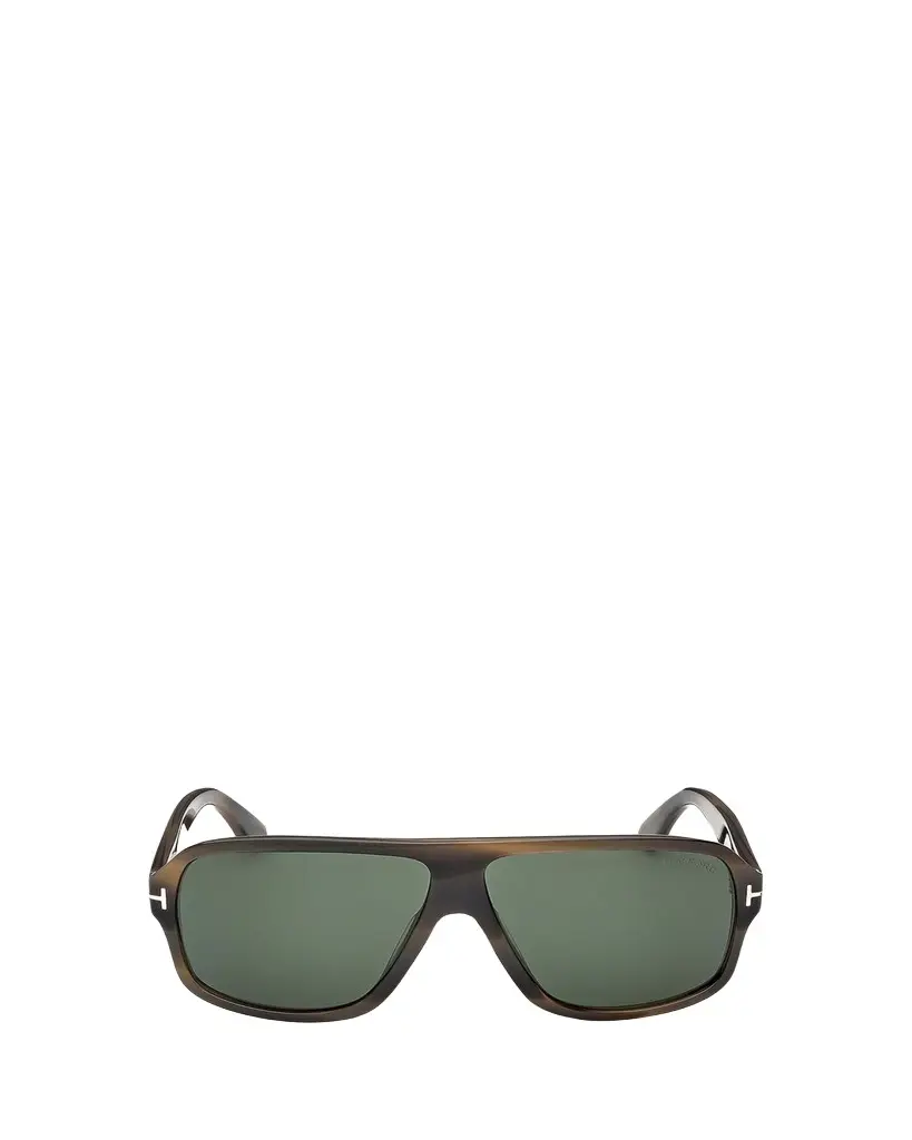 Men's William-02 Acetate Rectangle Sunglasses