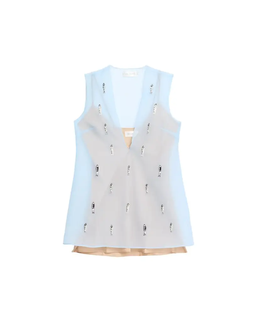 Shani Leila Embellished Chiffon Mini Dress | Image 1 Shani Leila Embellished Chiffon Mini Dress | Image 1