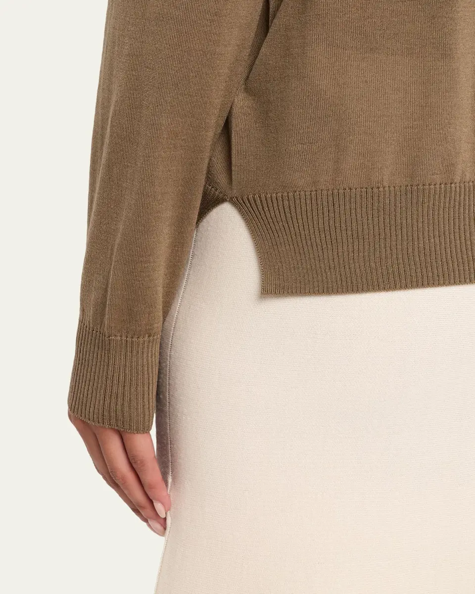 Moncler Long-Sleeve Polo Shirt | Thumbnail 5 Moncler Long-Sleeve Polo Shirt | Thumbnail 5