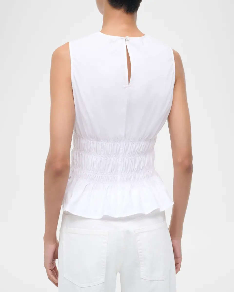 Staud Culver Sleeveless Peplum Top | Thumbnail 3 Staud Culver Sleeveless Peplum Top | Thumbnail 3