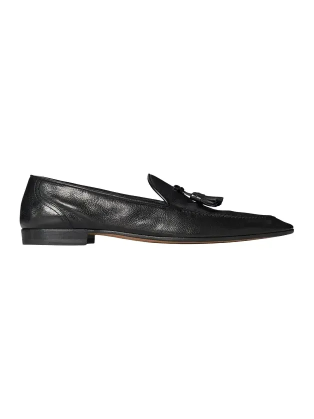 The Row Men's Caden Grained Leather Tassel Loafers