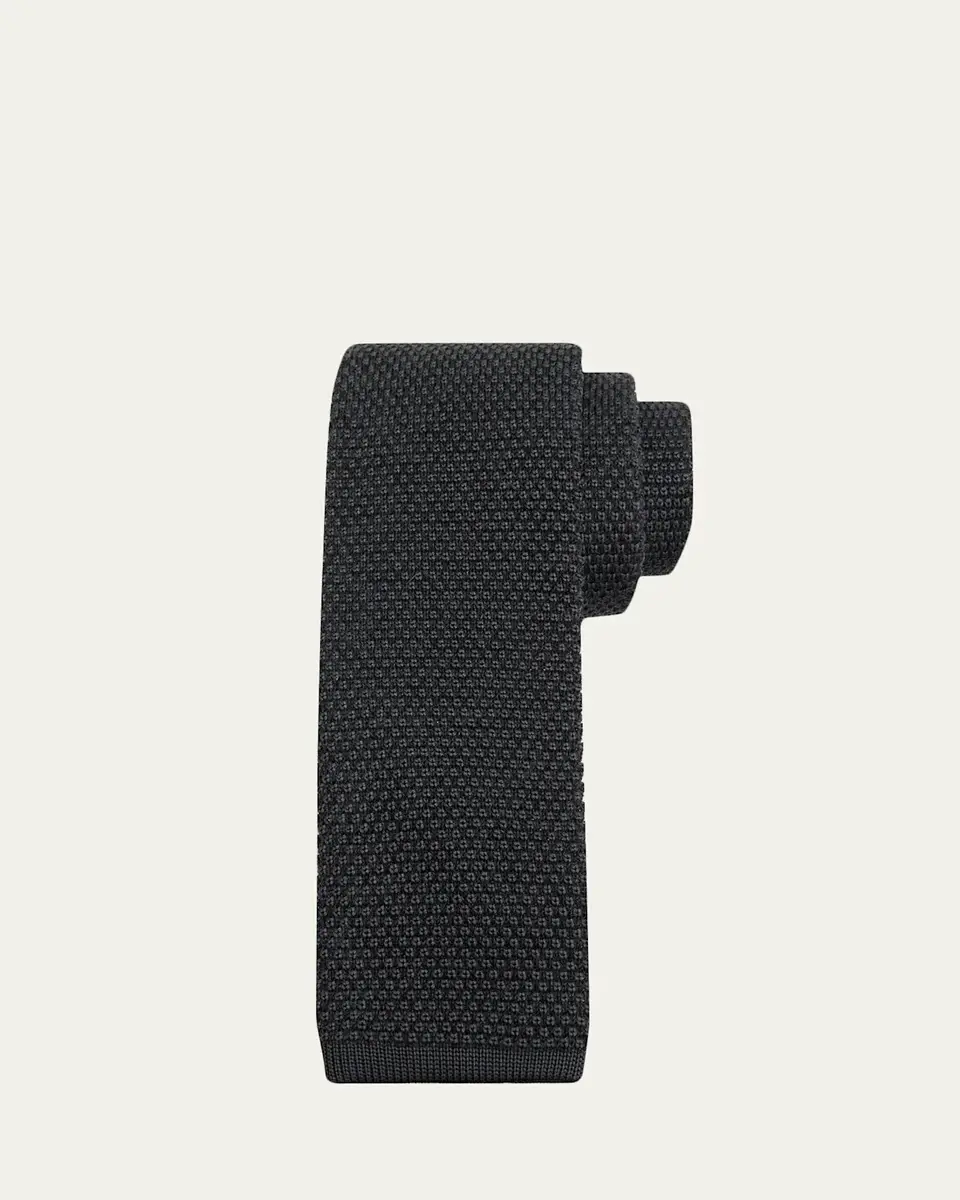 Brioni Men's Micro Motif Silk Tie | Thumbnail 4