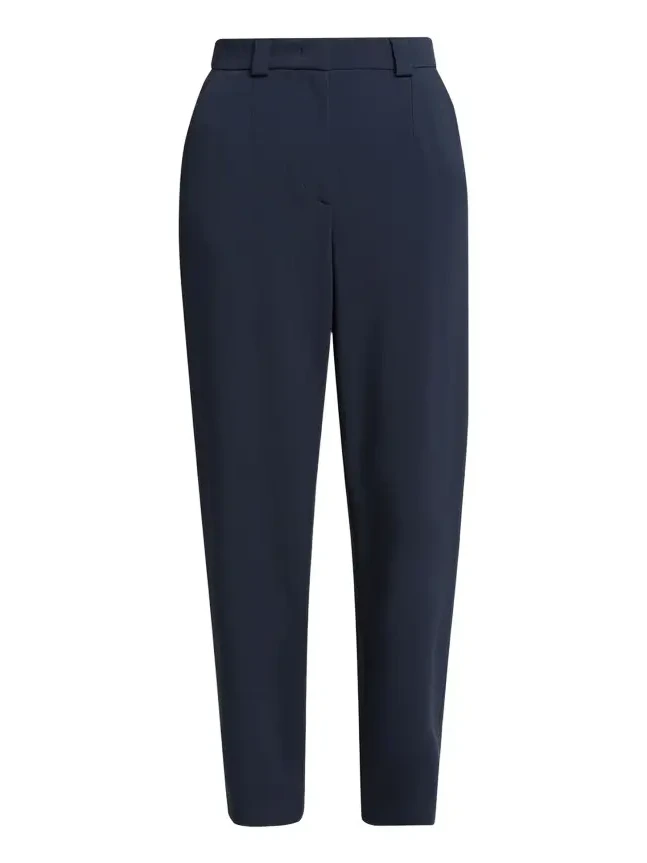 Tapered Stretch Viscose Trousers