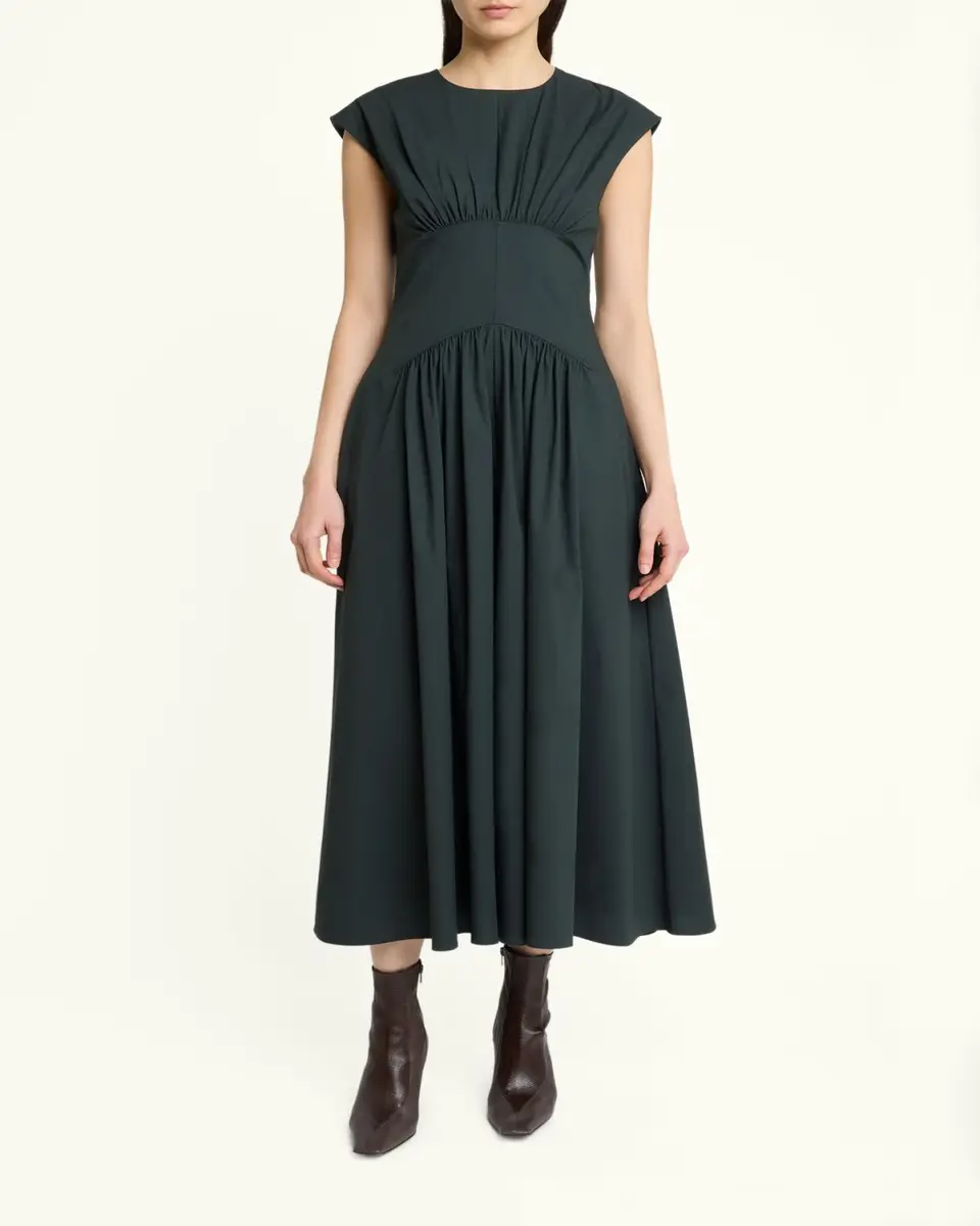 Proenza Schouler White Label Nyssa Stretch Cotton Maxi Dress | Thumbnail 2 Proenza Schouler White Label Nyssa Stretch Cotton Maxi Dress | Thumbnail 2
