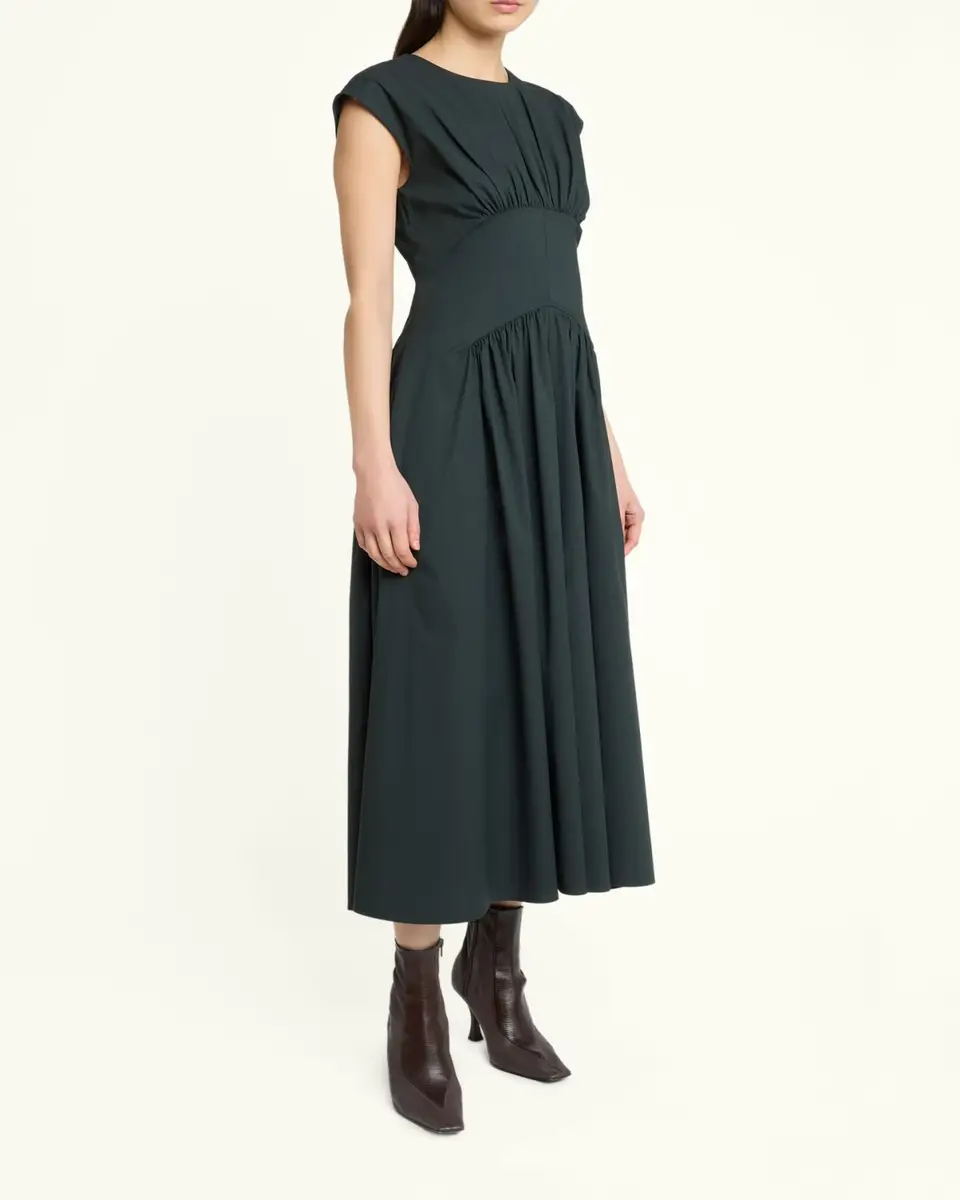 Proenza Schouler White Label Nyssa Stretch Cotton Maxi Dress | Thumbnail 4 Proenza Schouler White Label Nyssa Stretch Cotton Maxi Dress | Thumbnail 4